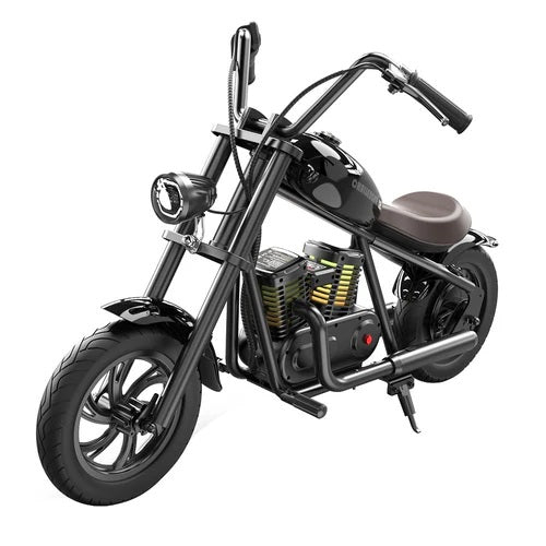 Motocicleta electrica realista tip Chopper HYPER GOGO Challenger 12 Plus , culoare  NEGRU