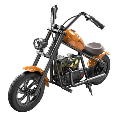 Motocicleta electrica realista tip Chopper HYPER GOGO Challenger 12 Plus , culoare PORTOCALIU