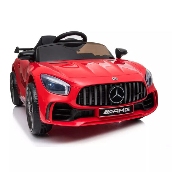 Masinuta electrica pentru copii Mercedes-Benz AMG GT-R 50W 12V, Roti Spuma EVA, culoare Rosie