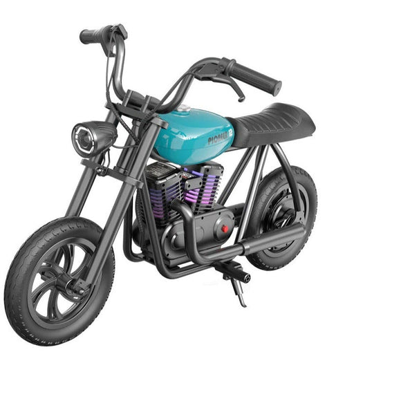 Motocicleta electrica pentru copii tip Chopper HYPER GOGO PIONEER 12 Plus ,ALBASTRU