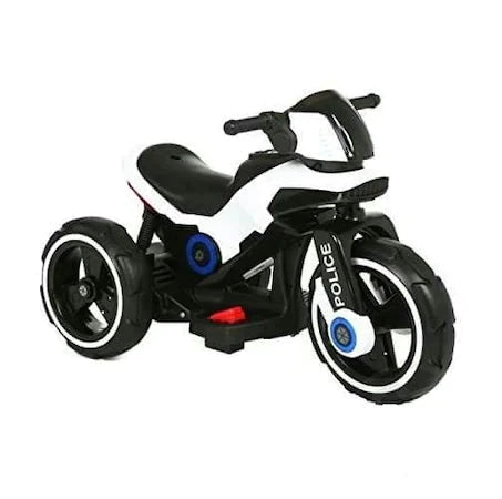 Motocicleta electrica pentru copii, Police, ALBA
