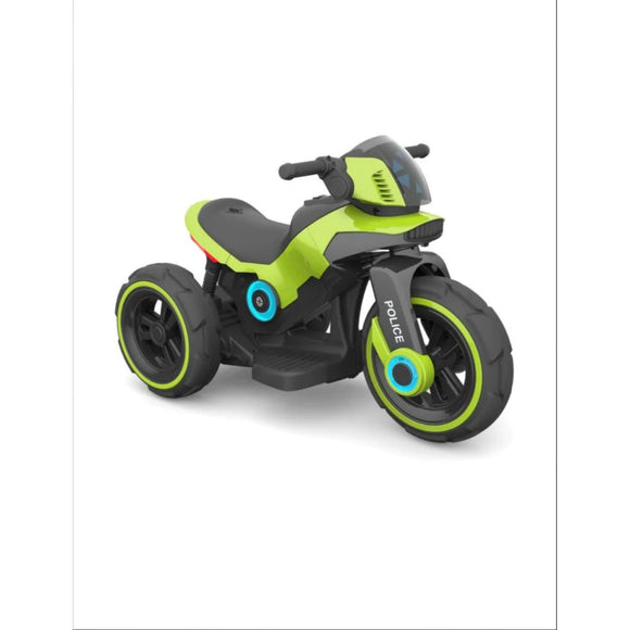 Motocicleta electrica pentru copii, Police, VERDE