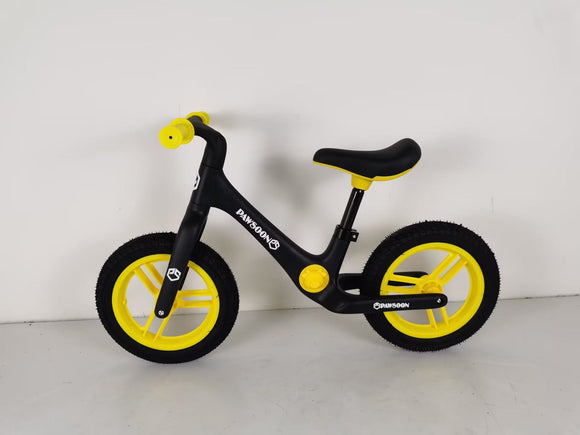 Bicicleta de echilibru, fara pedale, Gogobaby, 14 inch, ideala pentru incepatori, NEGRU GGB15P