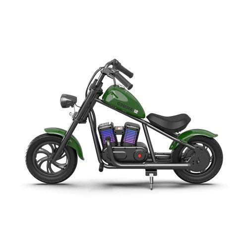 Motocicleta electrica realista Chopper HYPER GOGO CRUISER 12 Plus , culoare VERDE