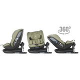 Scaun auto rotativ iSize Coccolle Velsa Moss green