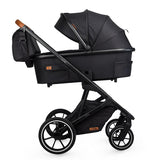 Carucior modular 2in1 C Nessia Diamond black+Balansoar bebelusi C Velio Butternut