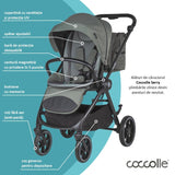 Carucior modular 2in1 Coccolle Serry Moss green