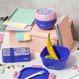 Lunchbox Nava We care 650ml albastru