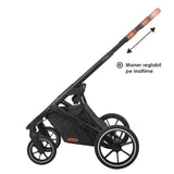 Carucior modular 2in1 C Nessia Anthracite+Balansoar bebelusi C Velio Butternut