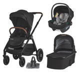 Sistem modular 3in1 Coccolle Aspen Jet Black + Scoica Coccolle Knox Greystone