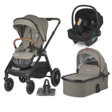 Sistem modular 3in1 Coccolle Aspen Sand beige + Scoica auto iSize Coccolle Knox Black