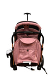 Carucior sport Belecoo,  cu maner reversibil , pozitie somn, pliere tip troller, max 22 kg, 6-36 luni, BBDB1, ROZ
