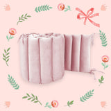 Aparatoare pentru patut, MimiNu, Tip panou, Pentru patut, Lungime 180 cm, Din catifea, Raspberry