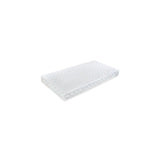 Saltea patut bebe, Babyneeds, Cocos Confort II, Cu husa detasabila, Antialergica, Cu fibre de cocos si strat de burete, 90x50x8 cm, 0 luni+, Alb