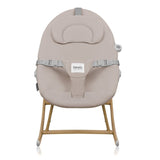 Balansoar, Lionelo, Dalia, Inaltime reglabila in 2 pozitii, Cu husa detasabila, Bara de jucarii, Pana la 9 kg, Usor, 3.2 kg, Bej