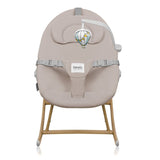 Balansoar, Lionelo, Dalia, Inaltime reglabila in 2 pozitii, Cu husa detasabila, Bara de jucarii, Pana la 9 kg, Usor, 3.2 kg, Bej