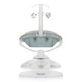 Balansoar, Lionelo, Mell, 2 in 1, Rotire 360 grade, Electric, Cu 3 moduri de leganare, Cu 5 trepte de viteza, Cu 3 pozitii de inclinare, Cu timer, 12 melodii si 2 sunete ale naturii, Pana la 9 kg, Bej