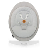 Balansoar, Lionelo, Mell, 2 in 1, Rotire 360 grade, Electric, Cu 3 moduri de leganare, Cu 5 trepte de viteza, Cu 3 pozitii de inclinare, Cu timer, 12 melodii si 2 sunete ale naturii, Pana la 9 kg, Bej