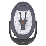 Balansoar si sezlong, Lionelo, Ralf, 2 in 1, Electric, Cu telecomanda si cablu USB, Cu miscare laterala de balansare si 5 niveluri diferite de viteza, Cu 12 melodii, Gri/Alb