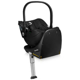 Baza scaun auto i-Size, Lionelo, Moxie, Rotativa 360, Cu isofix si picior stabilizator, Cu indicatori pentru instalare corecta, Negru