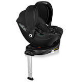 Baza scaun auto i-Size, Lionelo, Moxie, Rotativa 360, Cu isofix si picior stabilizator, Cu indicatori pentru instalare corecta, Negru