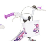 Bicicleta copii Dino Bikes 12' Fairy alb