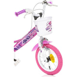 Bicicleta copii Dino Bikes 12' Fairy roz