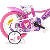 Bicicleta copii Dino Bikes 12' Fairy roz
