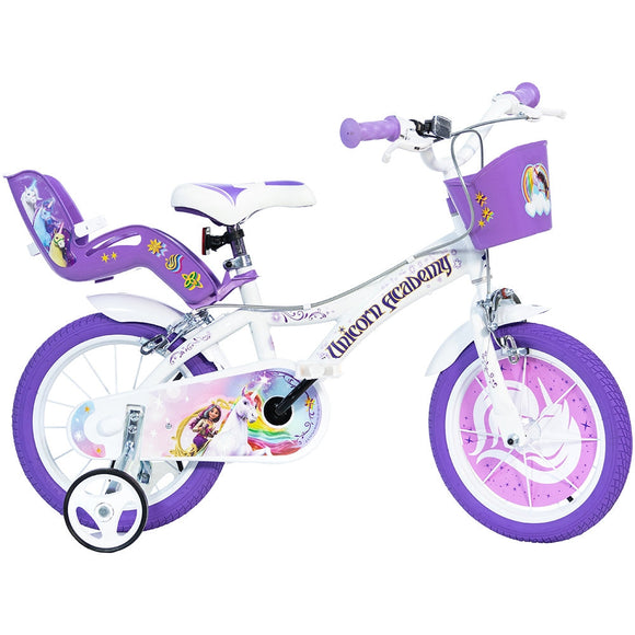 Bicicleta copii Dino Bikes 16' Unicorn Academy