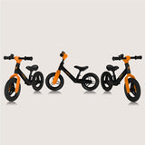 Bicicleta fara pedale, Lionelo, Toni, Cu ghidon si sa reglabile, Ultra usoara, 2.8 Kg, 18 luni+, Sustine 30 kg, Conform cu standardul EN71-1/2/3, Certificata TUV SUD, Portocaliu
