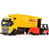 Camion Dickie Toys DHL Heavy Truck 35 cm cu lumini si sunete