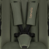 Carucior 2 in 1, Lionelo, Amber Plus, Cadru aluminiu, Cu landou intarit si salteluta moale, Reversibil, Maner ajustabil, Cu accesorii, Cu ventilatie panoramica 3D, Pana la 22 kg, EN1888-1, EN1888-2, EN1466, Verde