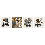 Carucior 2 in 1, Lionelo, Meril, Cu landou si scaun cu dimensiune XL, Reversibil, Cu sistem de ventilatie 3D, Cu accesorii, Pana la 22 kg, Conform cu EN1888-1 EN1888-2, EN1466, Gri