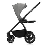 Carucior 2 in 1, Lionelo, Meril, Cu landou si scaun cu dimensiune XL, Reversibil, Cu sistem de ventilatie 3D, Cu accesorii, Pana la 22 kg, Conform cu EN1888-1 EN1888-2, EN1466, Gri