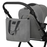 Carucior 2 in 1, Lionelo, Meril, Cu landou si scaun cu dimensiune XL, Reversibil, Cu sistem de ventilatie 3D, Cu accesorii, Pana la 22 kg, Conform cu EN1888-1 EN1888-2, EN1466, Gri