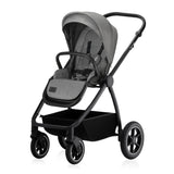 Carucior 2 in 1, Lionelo, Meril, Cu landou si scaun cu dimensiune XL, Reversibil, Cu sistem de ventilatie 3D, Cu accesorii, Pana la 22 kg, Conform cu EN1888-1 EN1888-2, EN1466, Gri