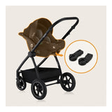 Carucior 2 in 1, Lionelo, Meril, Cu landou si scaun cu dimensiune XL, Reversibil, Cu sistem de ventilatie 3D, Cu accesorii, Pana la 22 kg, Conform cu EN1888-1 EN1888-2, EN1466, Gri
