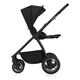 Carucior 2 in 1, Lionelo, Meril, Cu landou si scaun cu dimensiune XL, Reversibil, Cu sistem de ventilatie 3D, Cu accesorii, Pana la 22 kg, Conform cu EN1888-1 EN1888-2, EN1466, Negru