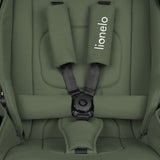 Carucior 2 in 1, Lionelo, Mika Plus, Cadru din aluminiu, Cu landou intarit si salteluta moale, Reversibil, Cu sistem de ventilatie 3D, Cu accesorii, Pana la 22 kg, Conform cu EN1888-1 EN1888-2, EN1466, Verde