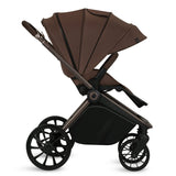 Carucior 2 in 1, Lionelo, Mika Plus, Cadru din aluminiu, Cu landou intarit si salteluta moale, Reversibil, Cu sistem de ventilatie 3D, Cu accesorii, Pana la 22 kg, Conform cu EN1888-1 EN1888-2, EN1466, Mocha Mousse
