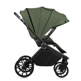 Carucior 2 in 1, Lionelo, Mika Plus, Cadru din aluminiu, Cu landou intarit si salteluta moale, Reversibil, Cu sistem de ventilatie 3D, Cu accesorii, Pana la 22 kg, Conform cu EN1888-1 EN1888-2, EN1466, Verde