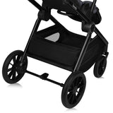 Carucior 3 in 1, Lionelo, Layla, Cadru din aluminiu, Cu landou intarit si salteluta din spuma AiryDots, Cu scoica auto testata ADAC, Reversibil, Cu sistem de ventilatie 3D, Cu accesorii, Pana la 22 kg, EN1888-1 EN1888-2 EN1466 ECE R129, Gri