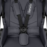 Carucior 3 in 1, Lionelo, Layla, Cadru din aluminiu, Cu landou intarit si salteluta din spuma AiryDots, Cu scoica auto testata ADAC, Reversibil, Cu sistem de ventilatie 3D, Cu accesorii, Pana la 22 kg, EN1888-1 EN1888-2 EN1466 ECE R129, Gri