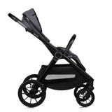Carucior 3 in 1, Lionelo, Layla, Cadru din aluminiu, Cu landou intarit si salteluta din spuma AiryDots, Cu scoica auto testata ADAC, Reversibil, Cu sistem de ventilatie 3D, Cu accesorii, Pana la 22 kg, EN1888-1 EN1888-2 EN1466 ECE R129, Gri