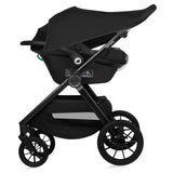 Carucior 3 in 1, Lionelo, Layla, Cadru din aluminiu, Cu landou intarit si salteluta din spuma AiryDots, Cu scoica auto testata ADAC, Reversibil, Cu sistem de ventilatie 3D, Cu accesorii, Pana la 22 kg, EN1888-1 EN1888-2 EN1466 ECE R129, Gri