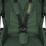 Carucior 3 in 1, Lionelo, Layla, Pana la 22 kg, Cadru aluminiu, Cu landou intarit si salteluta din spuma AirDots, Cu scoica auto testata ADAC, Reversibil, Cu ventilatie 3D, Cu accesorii, EN1888-1, EN1888-2, EN1466, Verde