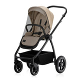 Carucior 3 in 1, Lionelo, Meril, Cu landou de dimensiune XL, Reversibil, Cu scoica auto testata ADAC, Cu accesorii, Pana la 22 kg, Conform cu EN1888-1 EN1888-2, EN1466, Bej