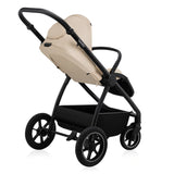 Carucior 3 in 1, Lionelo, Meril, Cu landou de dimensiune XL, Reversibil, Cu scoica auto testata ADAC, Cu accesorii, Pana la 22 kg, Conform cu EN1888-1 EN1888-2, EN1466, Bej