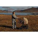 Carucior 3 in 1, Lionelo, Meril, Cu landou de dimensiune XL, Reversibil, Cu scoica auto testata ADAC, Cu accesorii, Pana la 22 kg, Conform cu EN1888-1 EN1888-2, EN1466, Gri