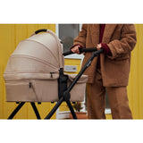 Carucior 3 in 1, Lionelo, Meril, Cu landou de dimensiune XL, Reversibil, Cu scoica auto testata ADAC, Cu accesorii, Pana la 22 kg, Conform cu EN1888-1 EN1888-2, EN1466, Gri